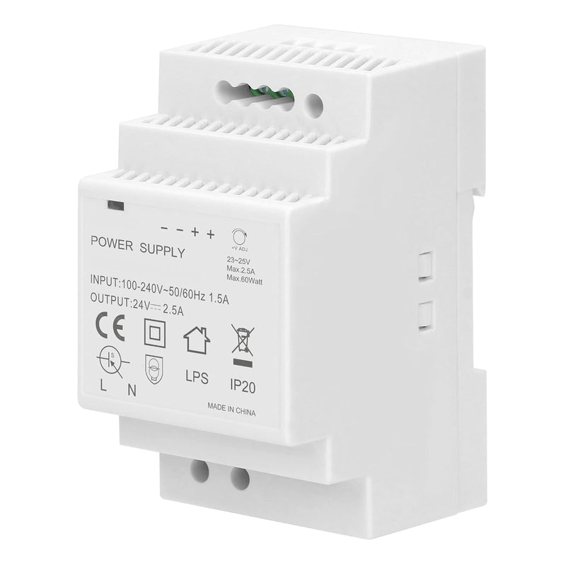 DIN-Rail Hutschienen-Netzteil 24V, 60W, LED geeignet