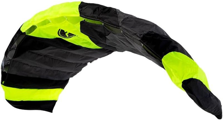 Wolkenstürmer® Paraflex Quad 4-Leiner Lenkmatte 2.8 in gelb - „Ready to Fly“ Kite Drachen inkl. Hand