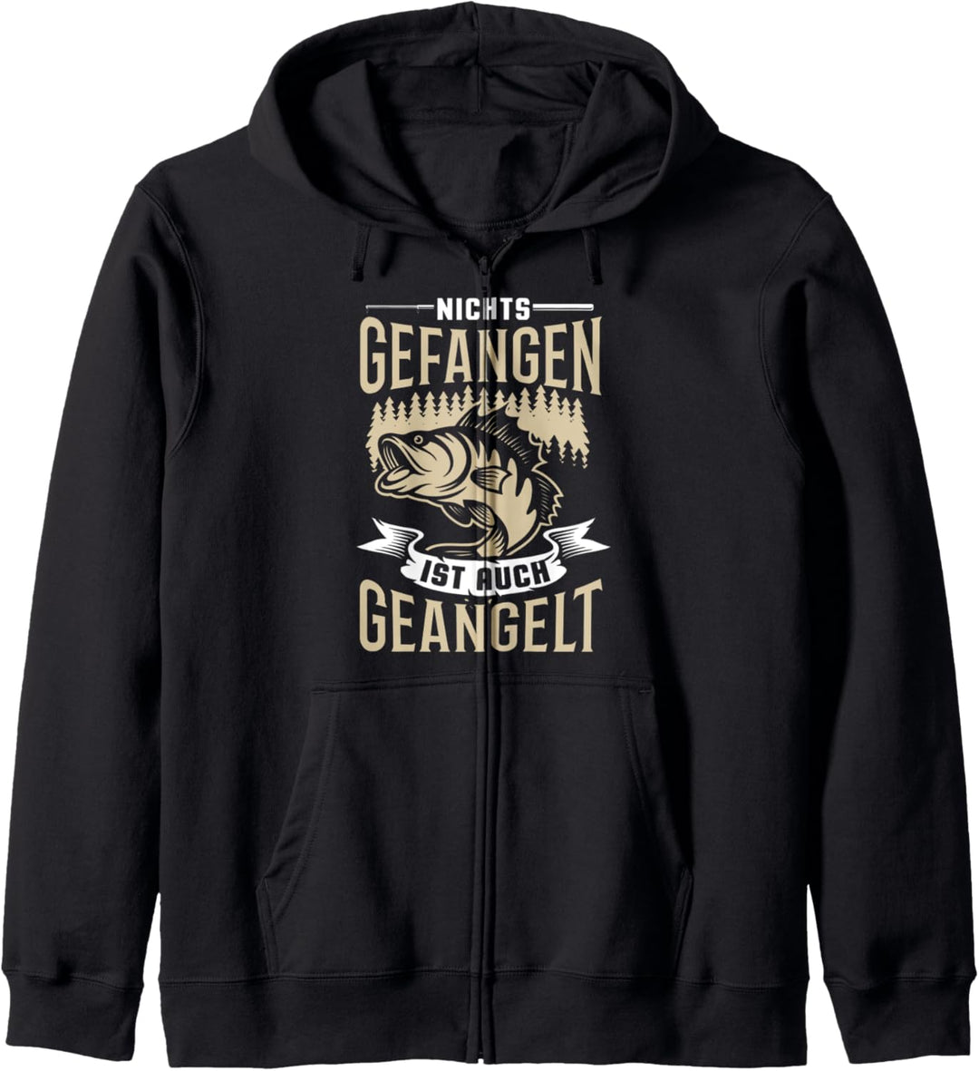 Nichts gefangen ist auch geangelt Hecht Mann Carp Fishing Kapuzenjacke