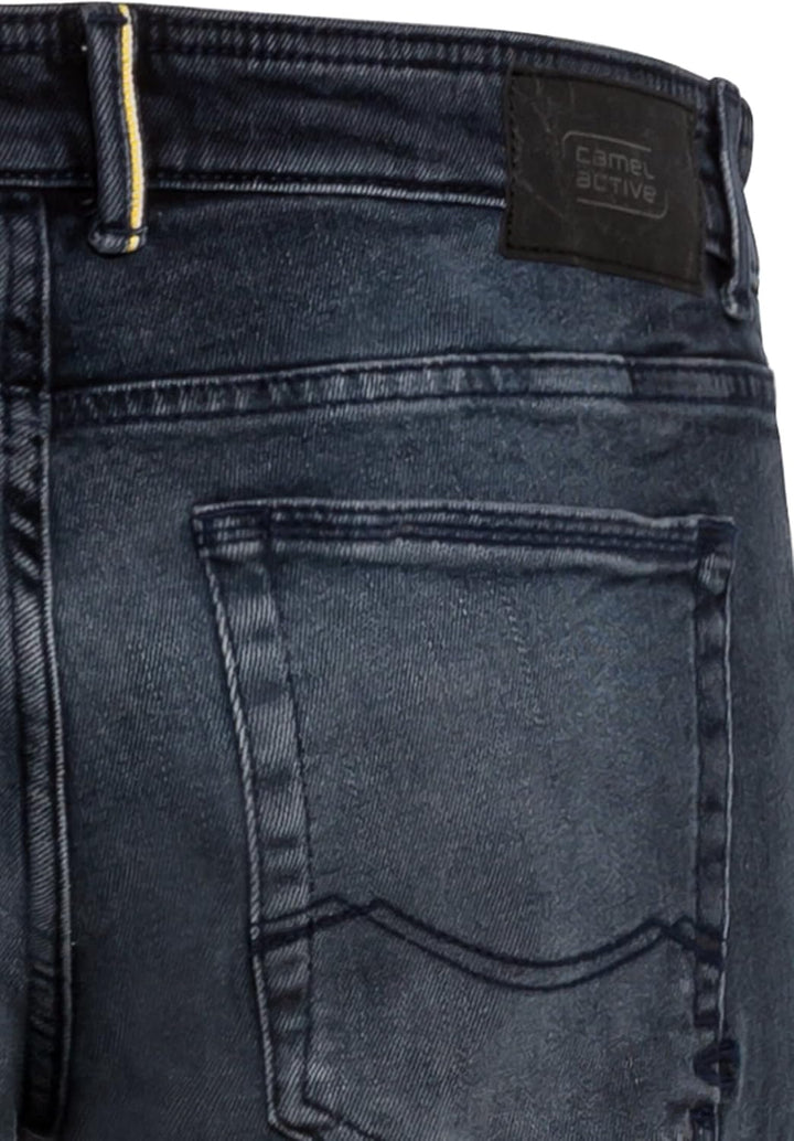 camel active Herren fleXXXactive® Denim in Slim Fit 31W / 30L Dunkelblau, 31W / 30L Dunkelblau