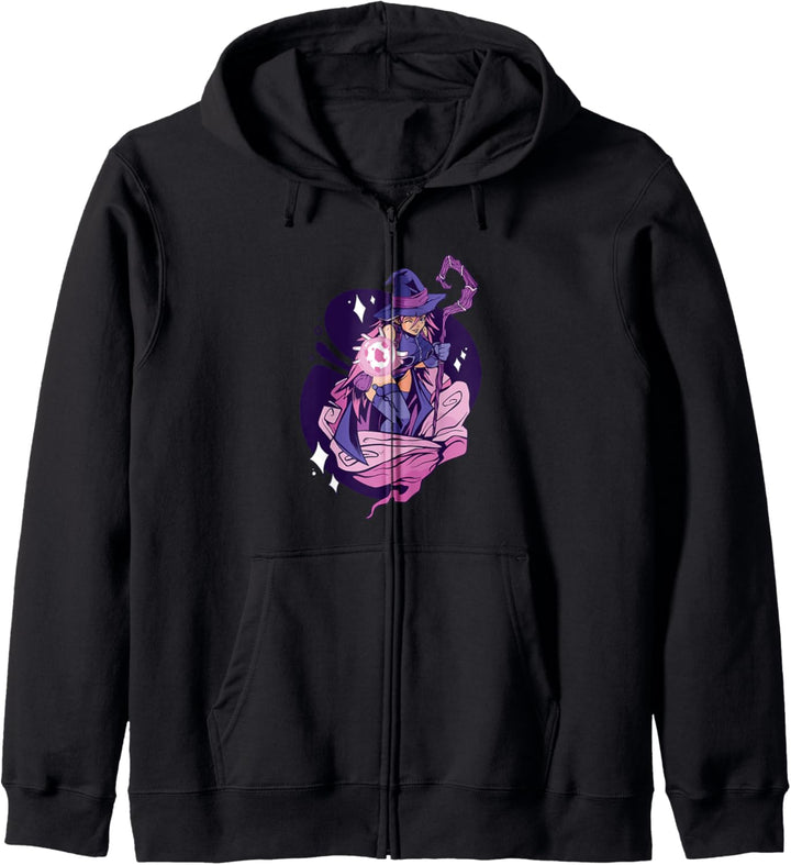 Anime-Zauberer-Mädchen Kapuzenjacke