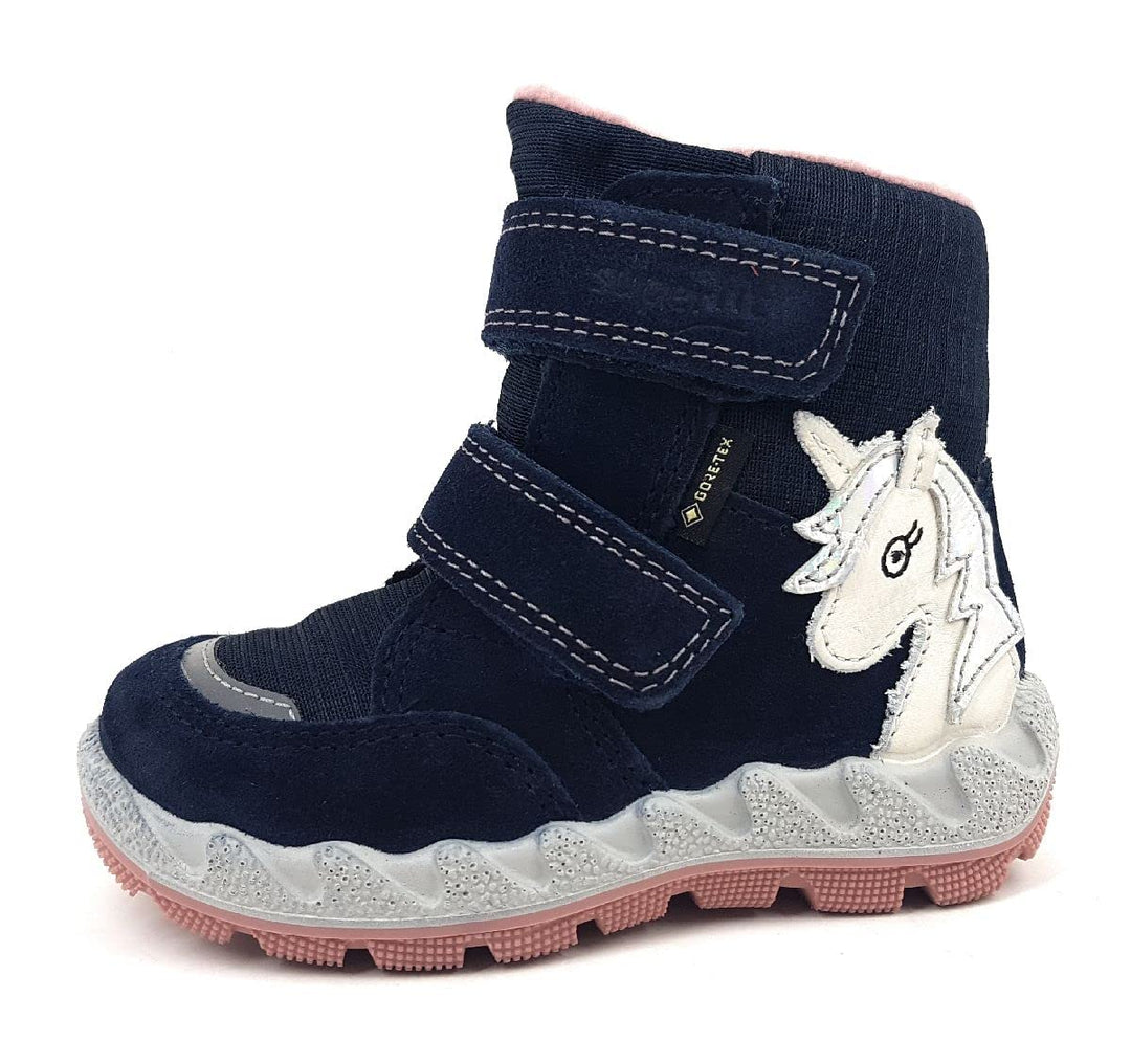 Superfit Mädchen Icebird Warm Gefütterte Gore-tex Schneestiefel 20 EU Blau Rosa 8010, 20 EU Blau Ros