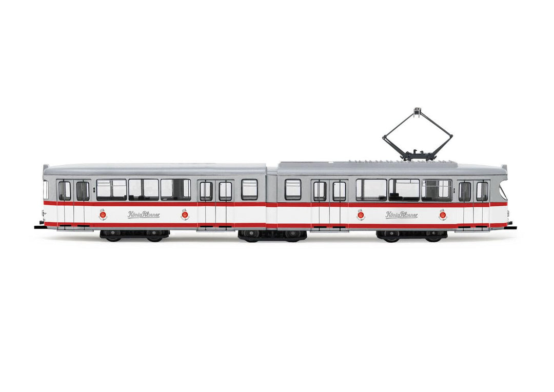 Arnold HN2604D Strassenbahn Duewag GT6, EIN Frontlicht, „König-Pilsener, Essen“, Folge. IV-V, mit DC