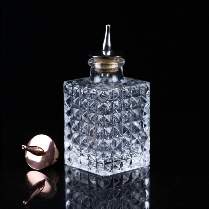 Absinth Glasflasche, Bitterflasche Bittertropfen Glaglas Dasher- Flaschen Bitterspender Mit Dash Whi