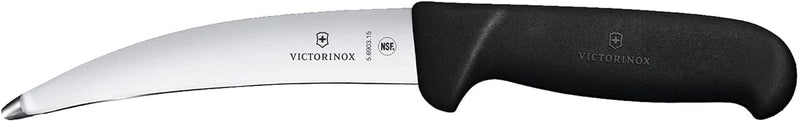 Victorinox, coltello da disosso Fibrox con punta spessa e smussata e lama ricurva, 15 cm