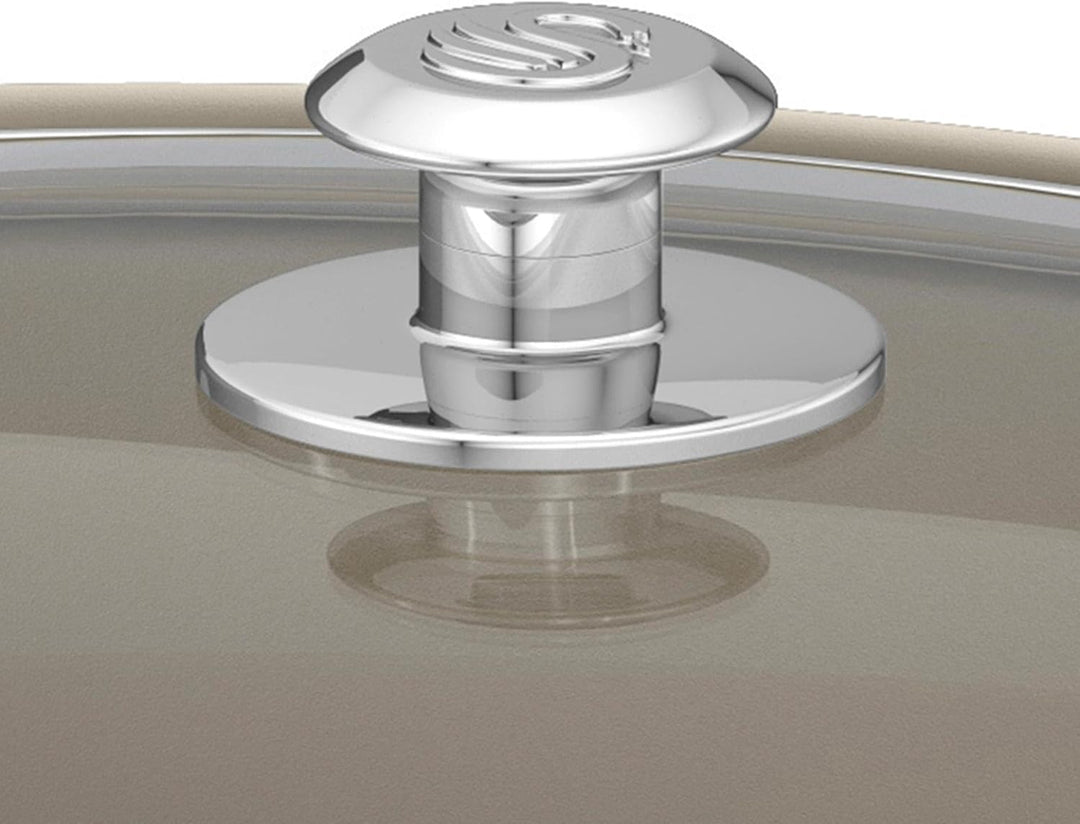 Swan Retro SF17031RNEU Schnellkochtopf, 6,5 l, abnehmbarer Behälter, antihaftbeschichtet, Keramik, f