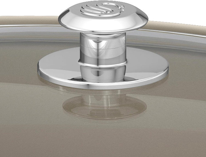 Swan Retro SF17031RNEU Schnellkochtopf, 6,5 l, abnehmbarer Behälter, antihaftbeschichtet, Keramik, f