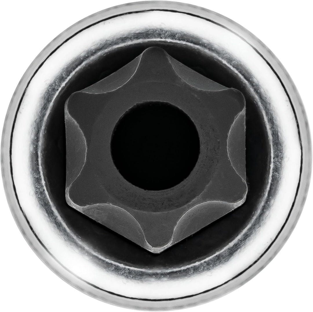 ViGOR T+ Steckschlüsseleinsatz Satz V7920N, 60 Werkzeuge, 1/4", 3/8", 1/2" Vierkant, E+ Profil, T+ P