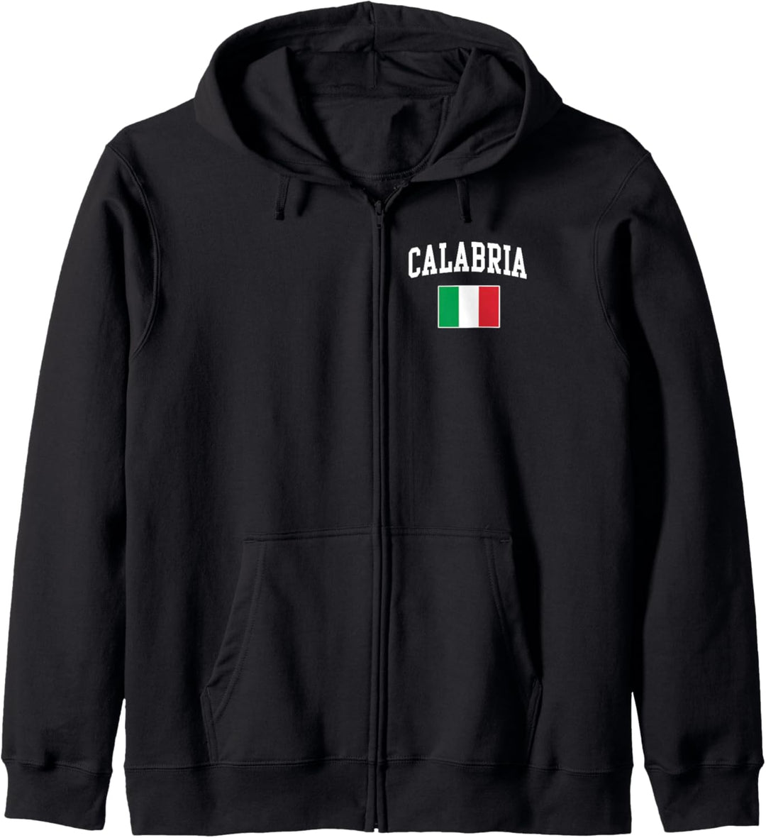 Italienische Flagge Kalabrien Italien Italien Kapuzenjacke