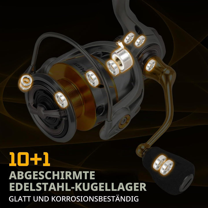 Seaknight RAPIDII Spinnrolle Salzwasser 6.2:1 4.7:1 Angelrolle Karpfen Anti Korrosions Angelrollen M