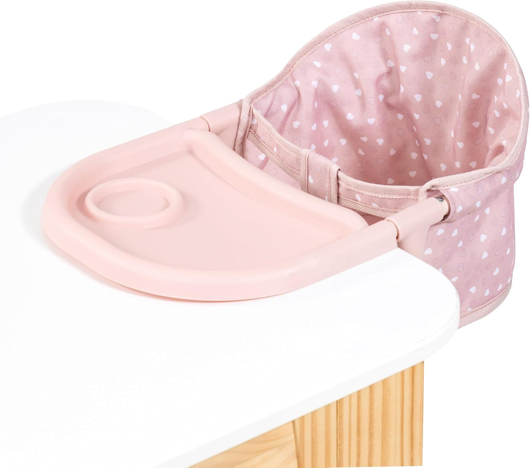 Bayer Design Puppentischsitz, mit intergiertem Tablett Rosa, Rosa