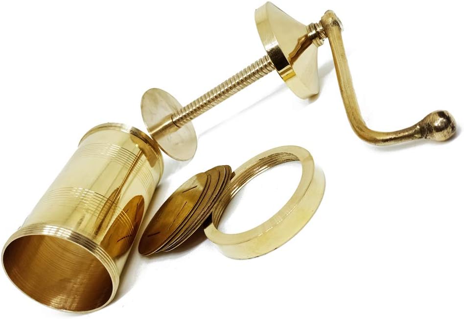 Manuelle Nudelmaschine aus Messing, Messing-Shev-Maker, Sev Sancha Gathiya Murukulu Janthikulu Maker