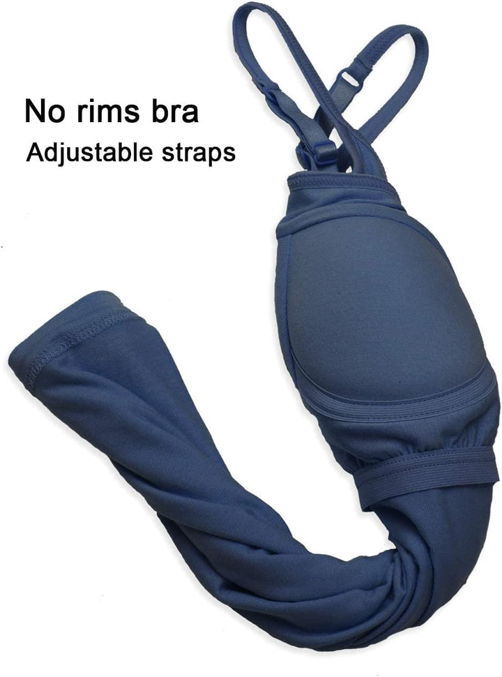 STARBILD Damen Unterhemd, S-4XL S Schwarz - Weiss - Blau, S Schwarz - Weiss - Blau
