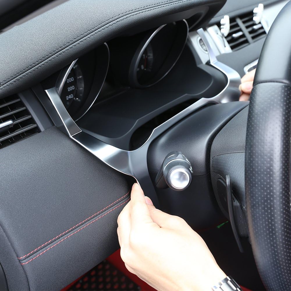 Linkslenker-Fahrzeuge! Auto Innenraum Front Armaturenbrett Randabdeckung Rahmen Verkleidung ABS Matt