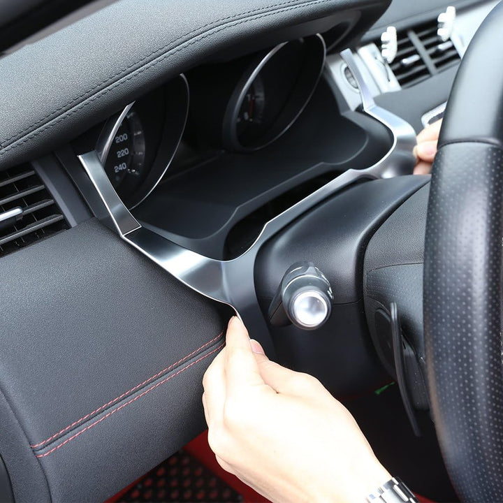 Linkslenker-Fahrzeuge! Auto Innenraum Front Armaturenbrett Randabdeckung Rahmen Verkleidung ABS Matt