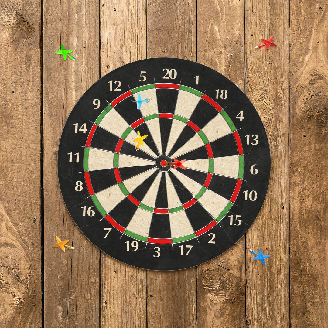 KEAGAN Holzmaserung Dartscheibe Wandschutz Dartscheibe Surround Wandschutz Filz Dartscheibe Wandschu