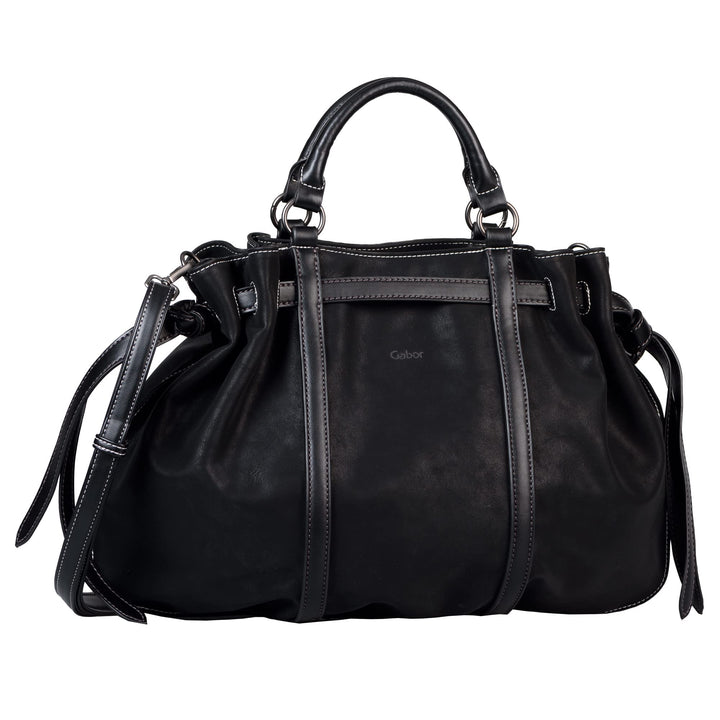 Gabor Damen Carina Shopper Schwarz, Schwarz