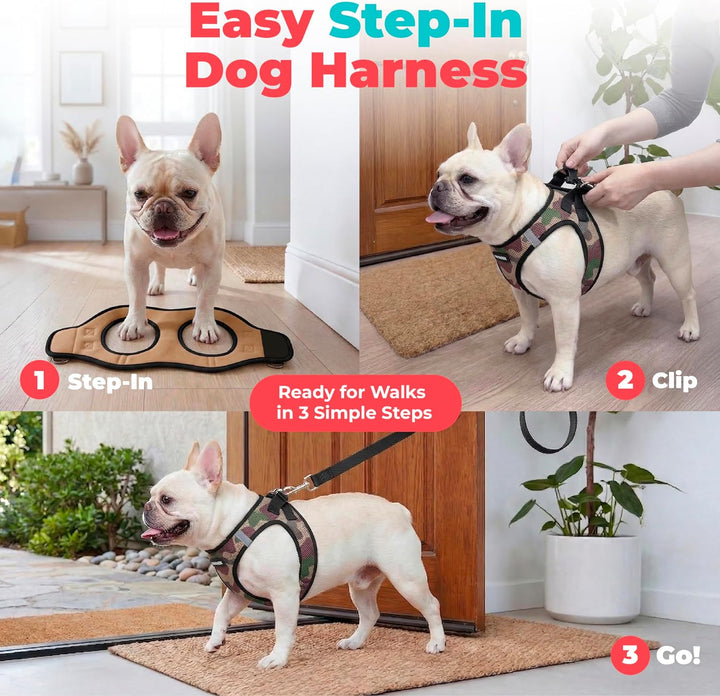 Voyager Step-In Air Hundegeschirr, Allwetter-Netzgewebe, reflektierend, kein Ziehen, kleine, mittelg