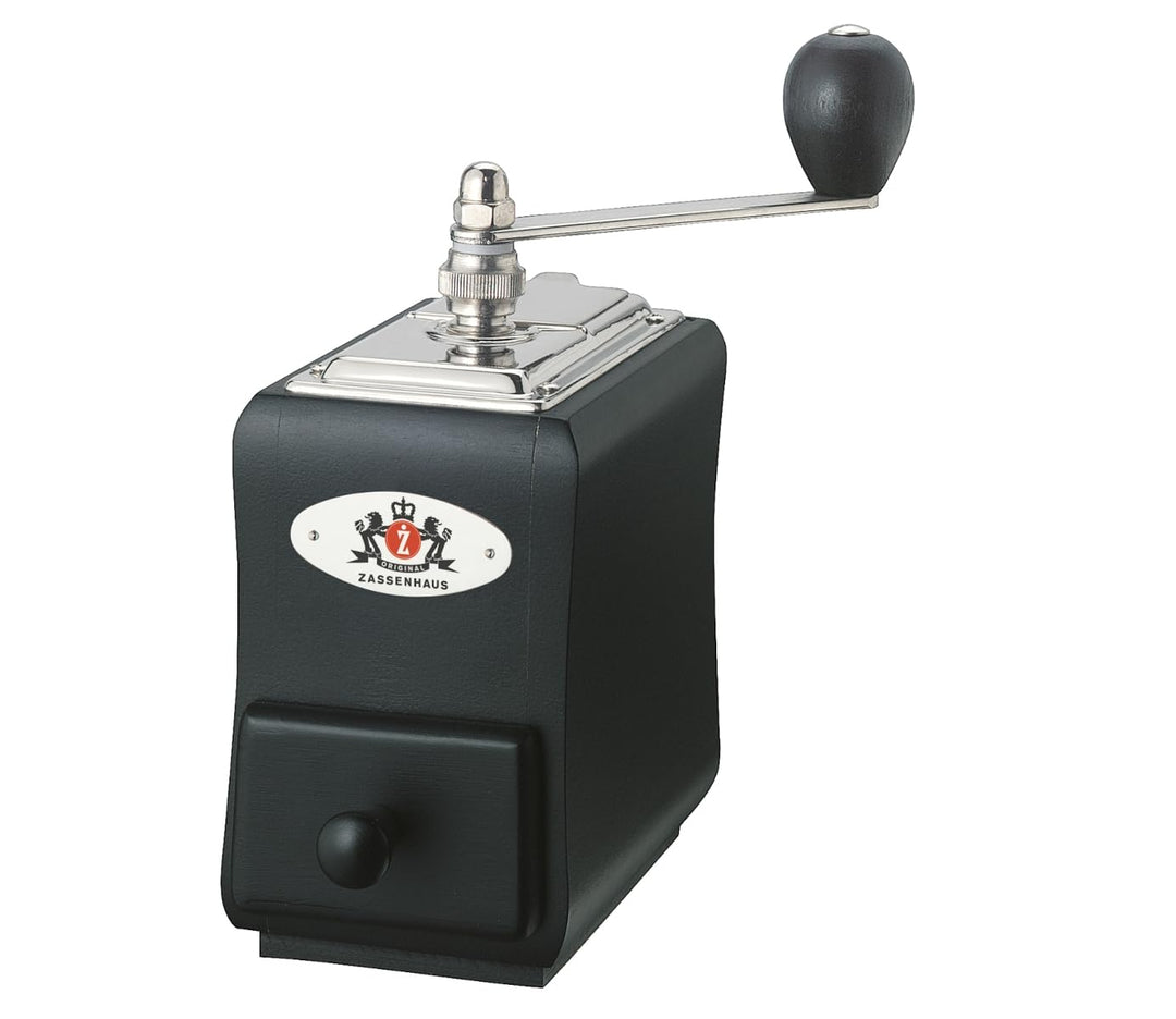 Zassenhaus Handkaffeemühle, Kaffeemsühle, Holz, M040104, Mehrfarbig, schwarz