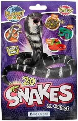 Generisch Blue Ocean Snakes Planet Wow Sammelfiguren 2024 - Figur 17 - Rote Speikobra Rare
