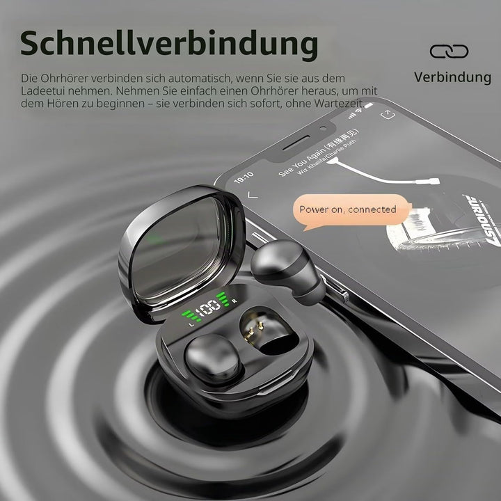 Unsichtbare Kopfhörer Mini in Ear Kopfhörer Bluetooth Schlafkopfhörer Seitenschläfer Schlaf Kopfhöre