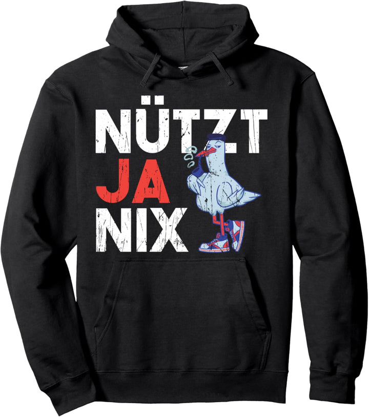 Nützt Ja Nix Plattdeutsch - Norddeutsch Möwen Möwe Pullover Hoodie
