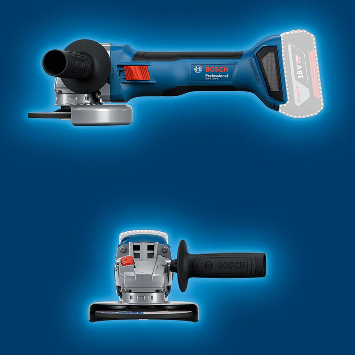 Bosch Professional 18V System Akku-Winkelschleifer GWS 18V-8 (Scheibendurchmesser 125 mm, inkl. 2x A