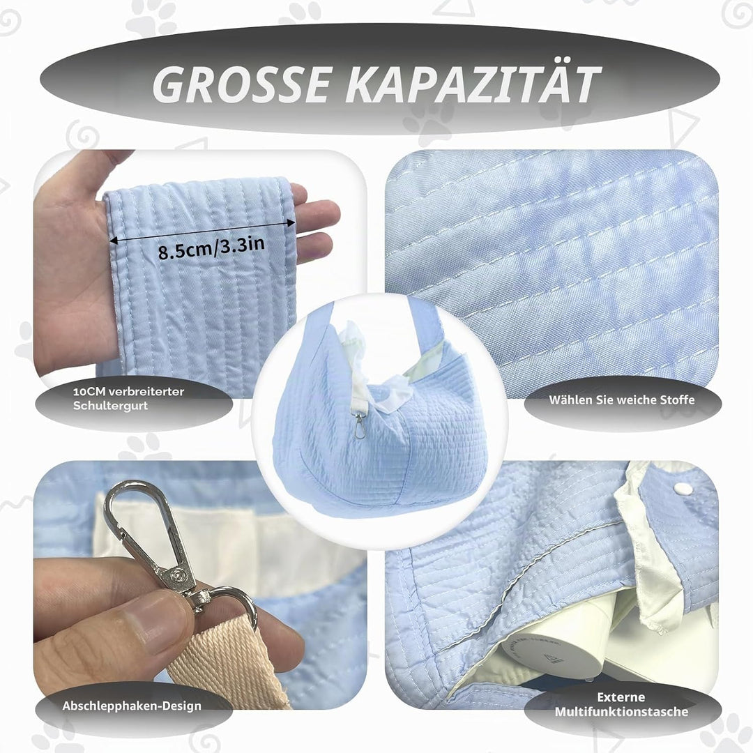 Hundetragetasche Tragetasche Hund, Tragetuch Hund, Hundetragetasche, Transporttasche für Hunde und a