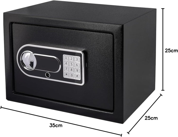 Sevico Tresor Safe Gross, Tresor mit Schlüssel Elektronischem Möbeltresor mit Zahlenschloss, Digital