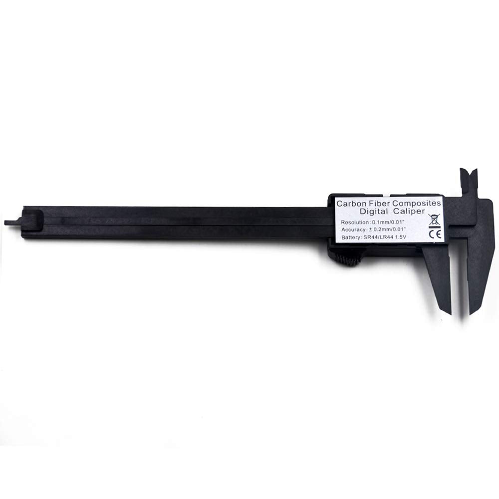 Messschieber mit grossem LCD-Bildschirm, automatische Abschaltung, 0-150 mm, ±0,2 mm genau, Kunststo