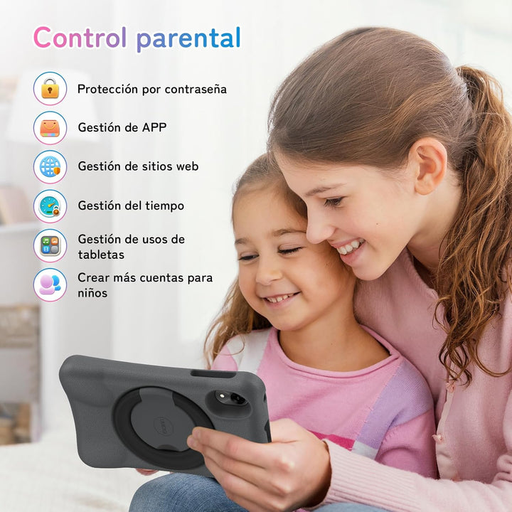 UMIDIGI G1 Tab Mini Kids Tablet, Kinder-Tablet 8 Zoll Android 14, WiFi 6, 7(3+4) GB + 32 GB/TF 1TB,
