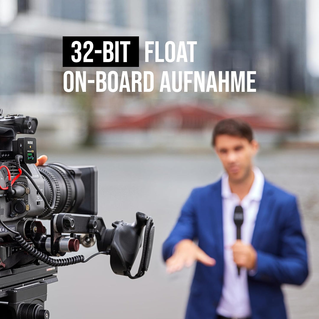 RØDE Interview PRO Drahtloses Handheld-Kondensatormikrofon mit Einer Kapsel in Rundfunkqualität und