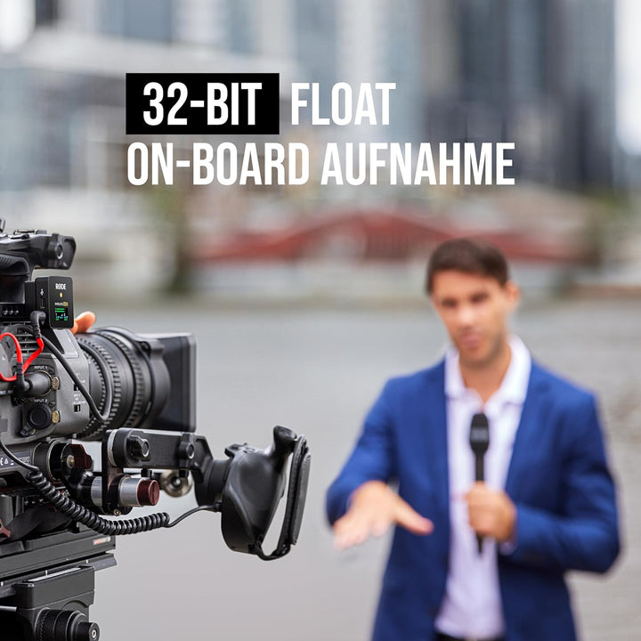 RØDE Interview PRO Drahtloses Handheld-Kondensatormikrofon mit Einer Kapsel in Rundfunkqualität und