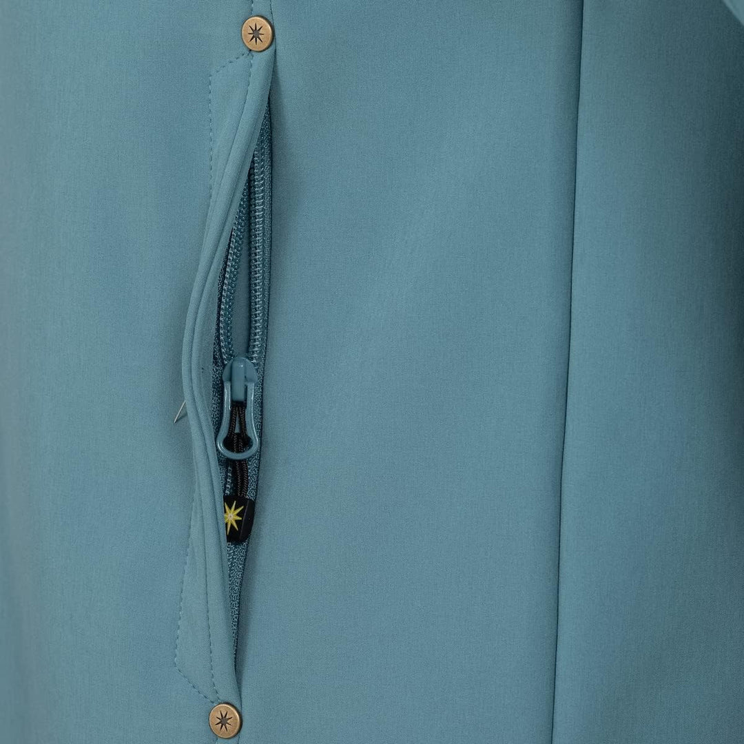 Herren Softshelljacke mit abnehmbarer Kapuze Übergangsjacke Windbreaker #ankerglutfreiheit