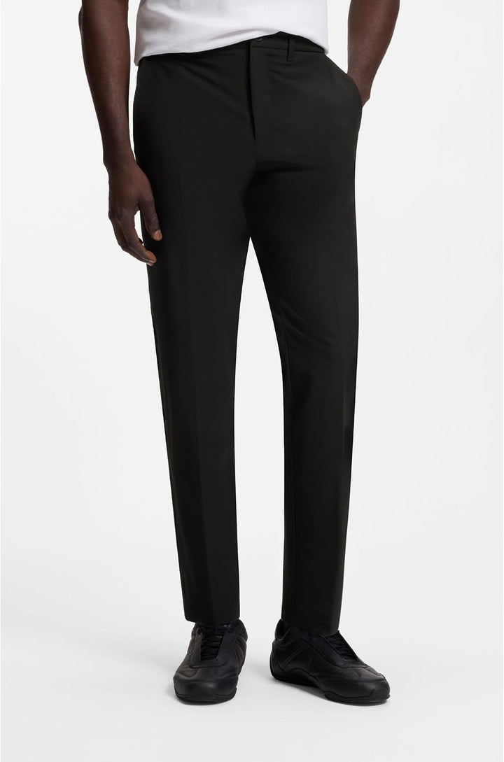 BOSS Herren T_Commuter-reg Trousers Flat Packed 46 Black1, 46 Black1