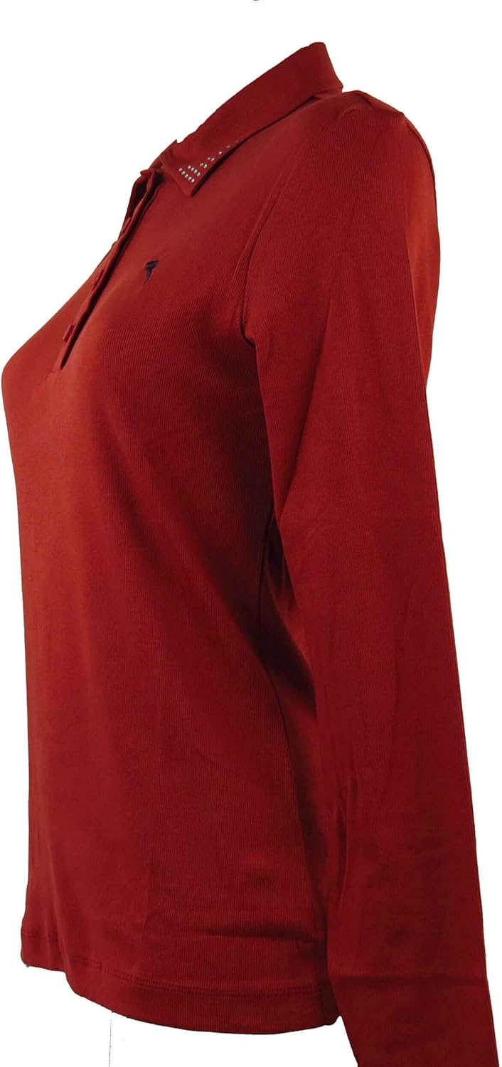 Chervo Golf Damen Polo lang Arm Comfort ACDC Rostbraun 847 neu