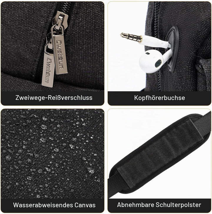 Cwatcun Kameratasche,Wasserdicht Kamerataschen Grosse Umhängetasche, Kamera Tasche für Spiegelreflex
