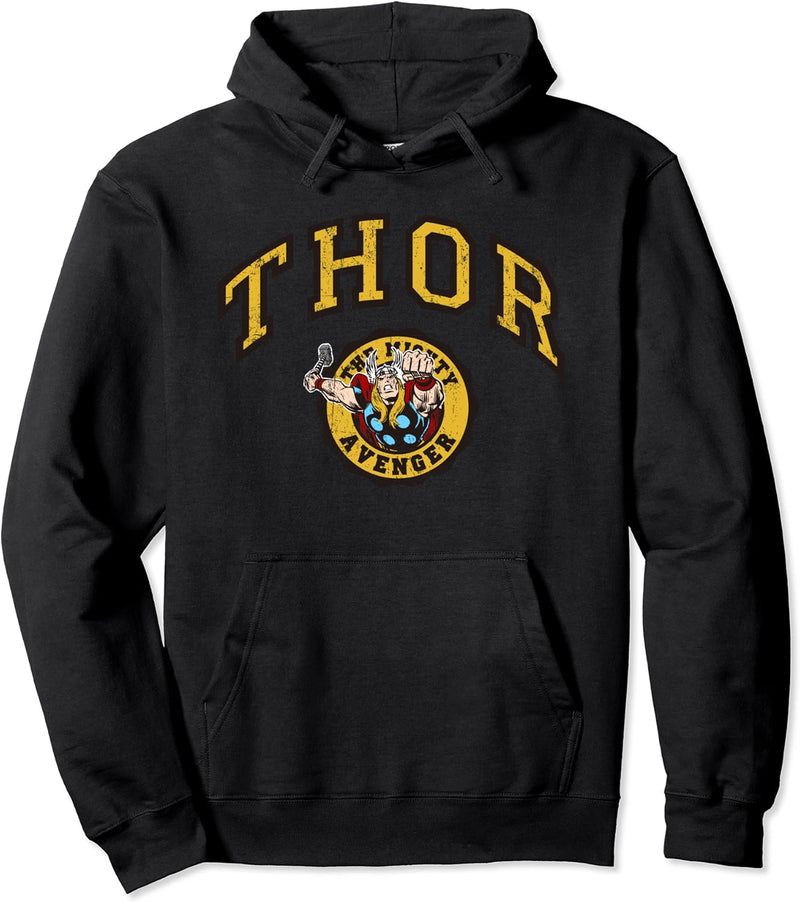 Marvel Thor The Mighty Avenger Varsity Vintage Pullover Hoodie