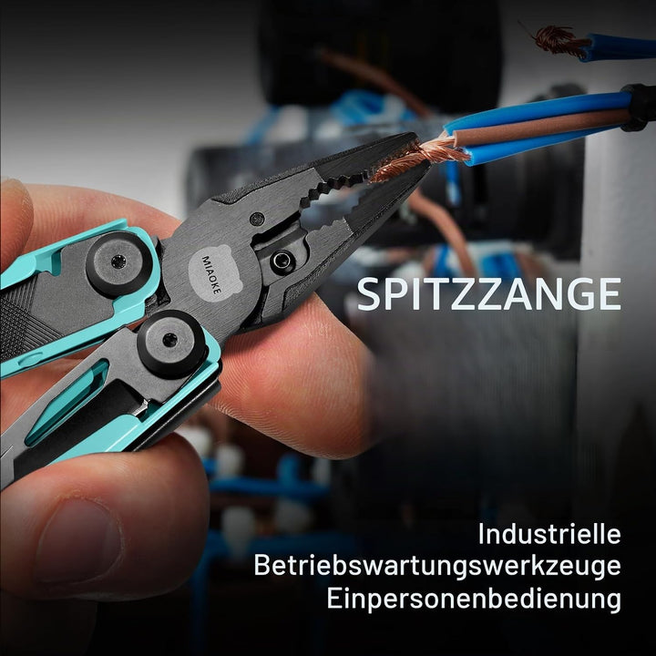 MIAOKE Multitool 23 in 1 with Premium Gift Box, Screwdrivers Saw Screwdrivers Bottle Opener Pliers C