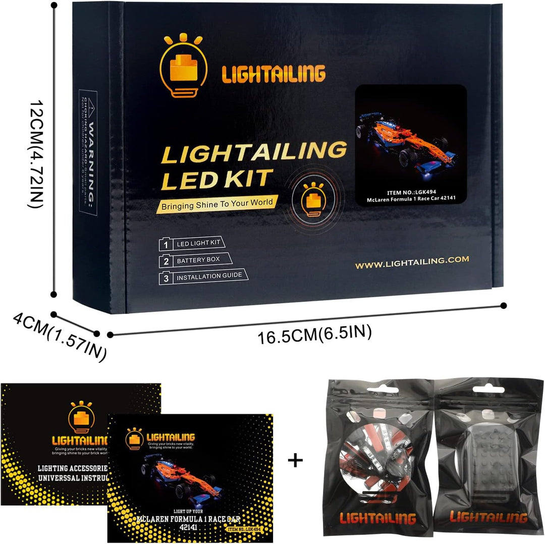 LIGHTAILING Licht-Set Für Lego Technic McLaren Formel 1 Bausteinen Modell - LED-Beleuchtungsset Komp