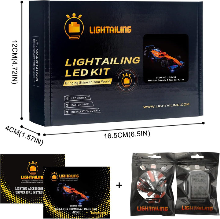 LIGHTAILING Licht-Set Für Lego Technic McLaren Formel 1 Bausteinen Modell - LED-Beleuchtungsset Komp