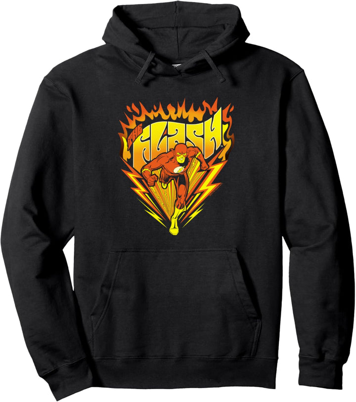 The Flash Blazing Speed Black Pullover Hoodie