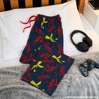 Marvel Avengers Schlafanzughose Herren lang, bequeme Pyjama Hosen - Geschenke für Männer & Teenager