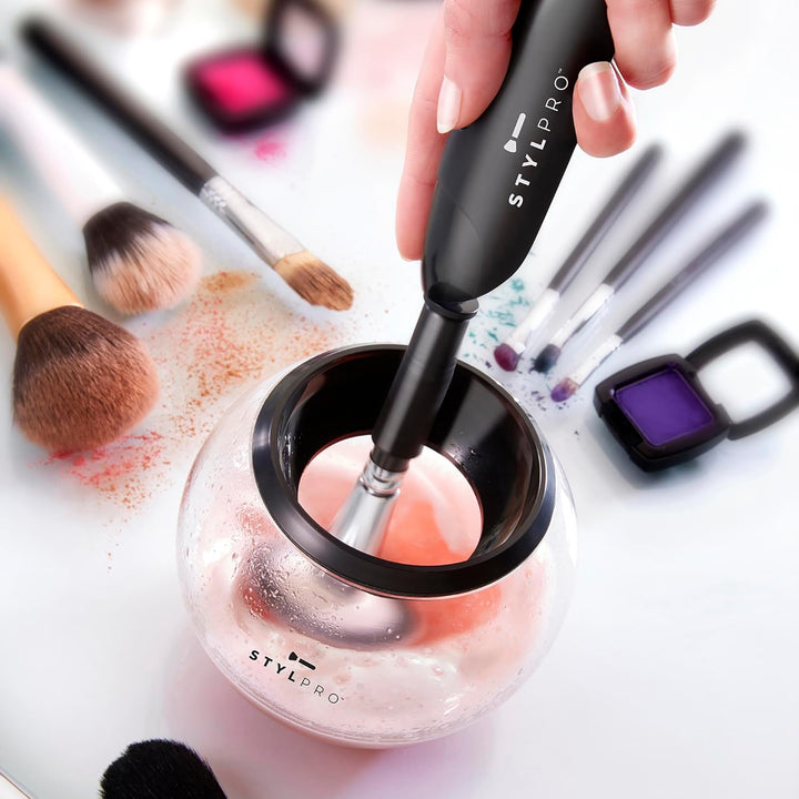 STYLPRO Elektrischer Make-up-Pinselreiniger & Trockner - Reinigt und trocknet gründlich in 30 Sekund