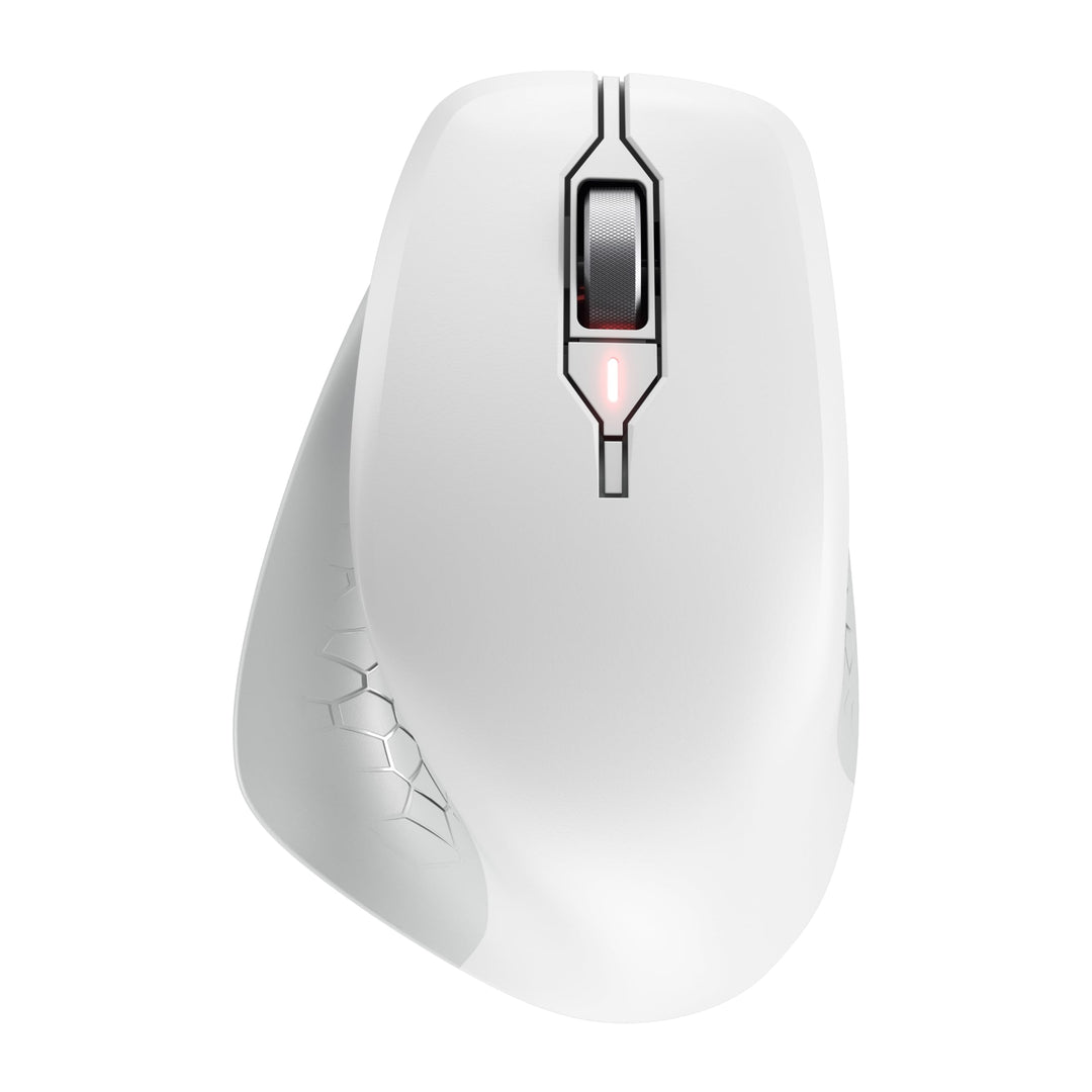 CHERRY STREAM MOUSE COMFORT, Kabellose Ergonomische Maus mit Gummierter Daumenauflage, Speziell für