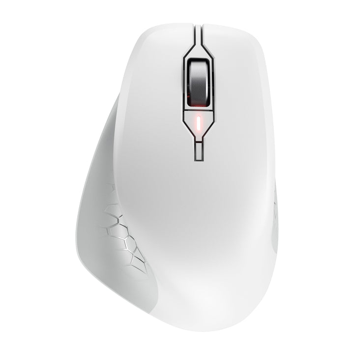 CHERRY STREAM MOUSE COMFORT, Kabellose Ergonomische Maus mit Gummierter Daumenauflage, Speziell für