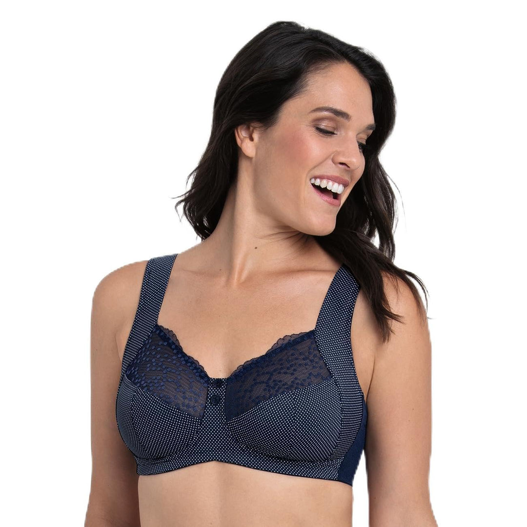 Anita - Orely - Damen - Entlastungs BH ohne Bügel - für grosse Cups 75A Maritim Blue, 75A Maritim Bl