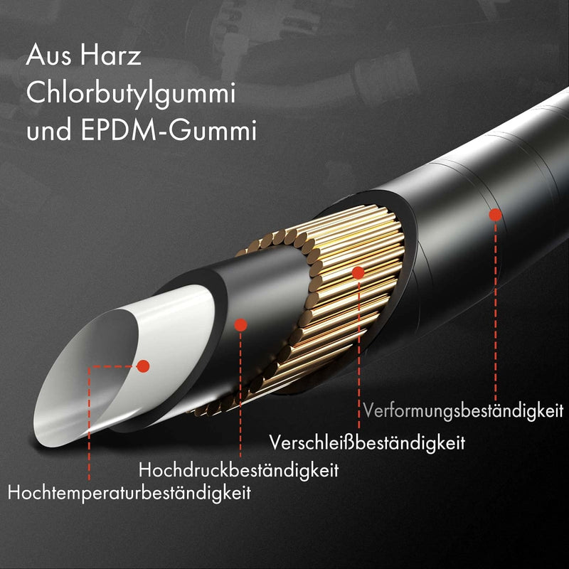 Frankberg Klimaleitung Klimaschlauch Druckleitung Kompatibel mit Q7 4LB 3.0L-5.9L 2006-2015 T.o.u.a.