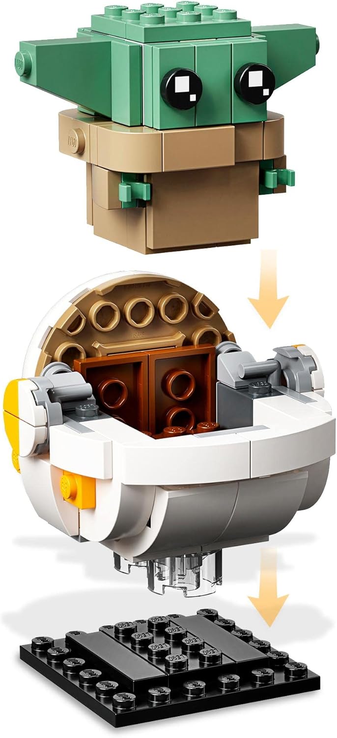 LEGO 75317 Star Wars Der Mandalorianer und das Kind, Sammlermodell, Bauset Baby Yoda, Bauset (295 Te