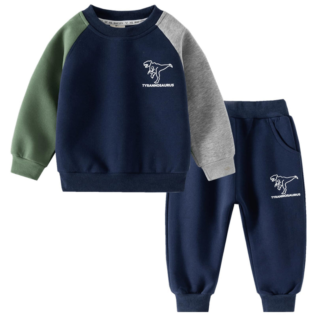 Volunboy Baby Jungen Dinosaurier kleidung, Kinder Pullover Jogginganzug Sweatshirt Langarmshirt und